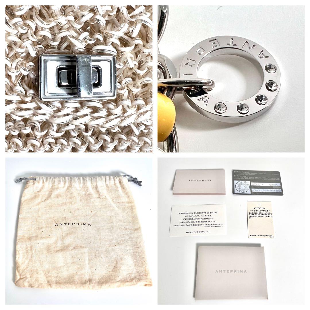 極美品 アンテプリマ ルケット ワイヤーバッグ チェーン ショルダーバッグ