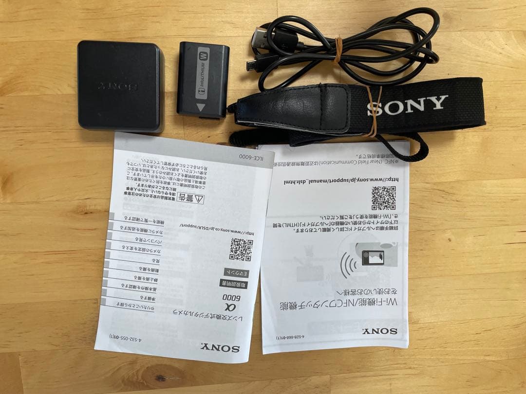 SONY α6000 シルバー 本体と付属品