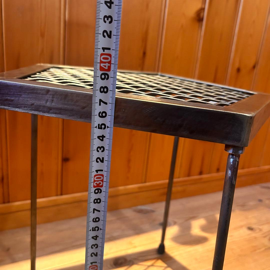 ペンタゴンテーブル　サイドテーブル　什器　アガベ棚　アイアンテーブル