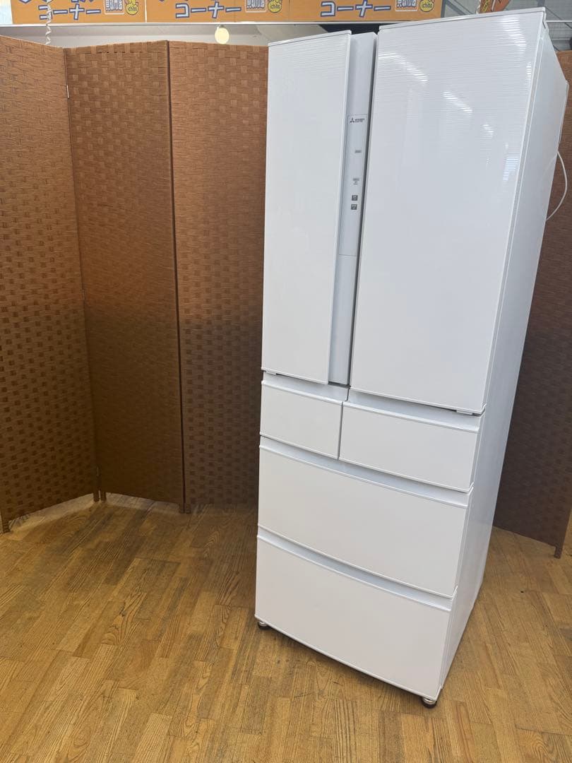 F047 MITSUBISHI 大型冷蔵庫　観音開き　507L 2019年製