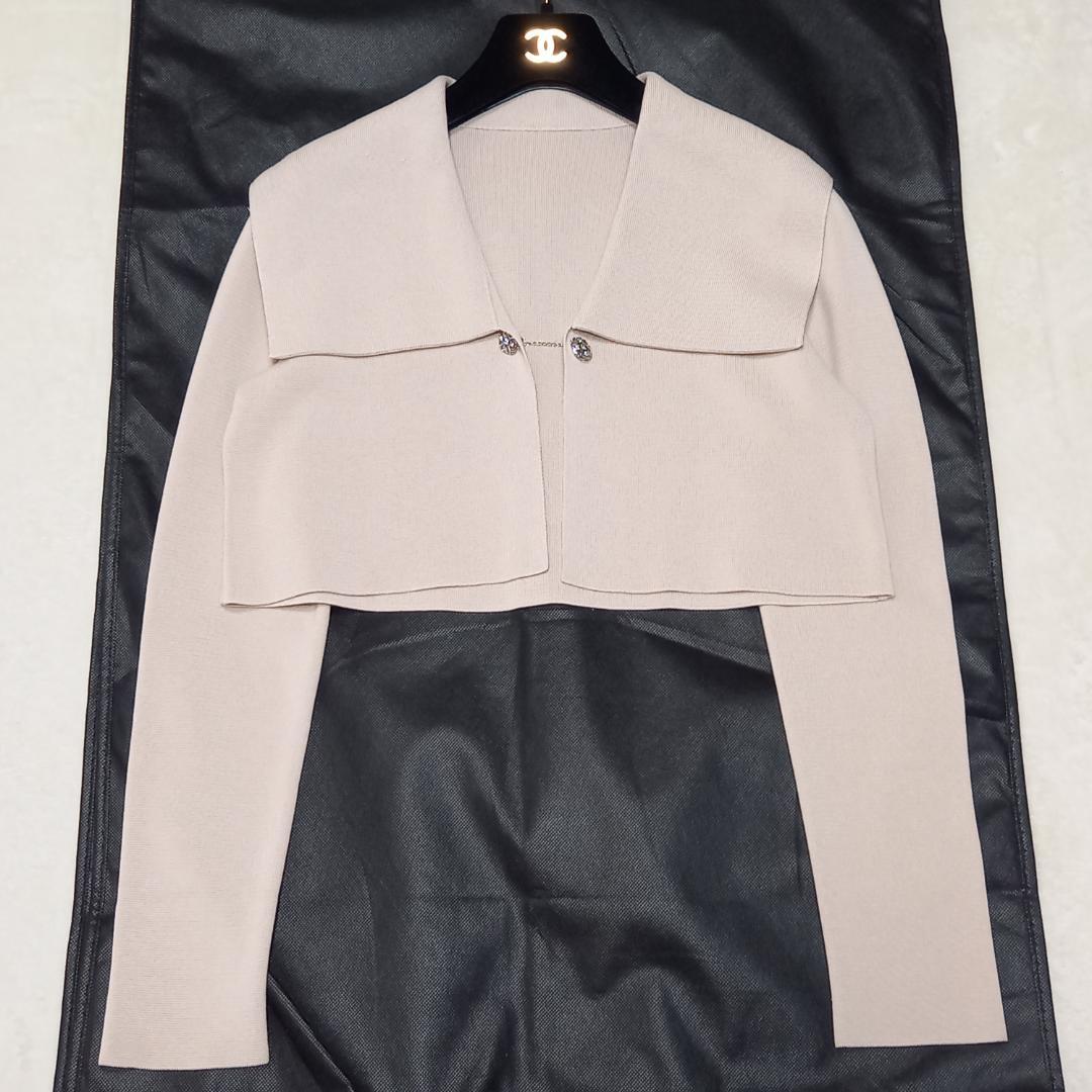 極美品✨6.7万 FOXEY レディジャケット ボレロ ジュエルボタン 38