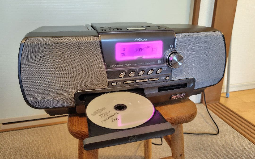 ビクター　CD-MDポータブルシステム　RD-M2-H Clavia