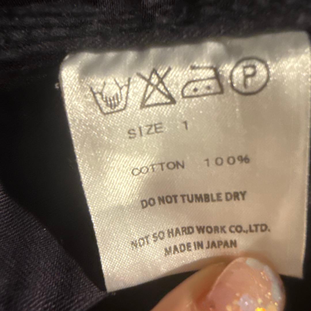 TOUJOURS オーバーオール　コットン　ネイビー（濃紺）