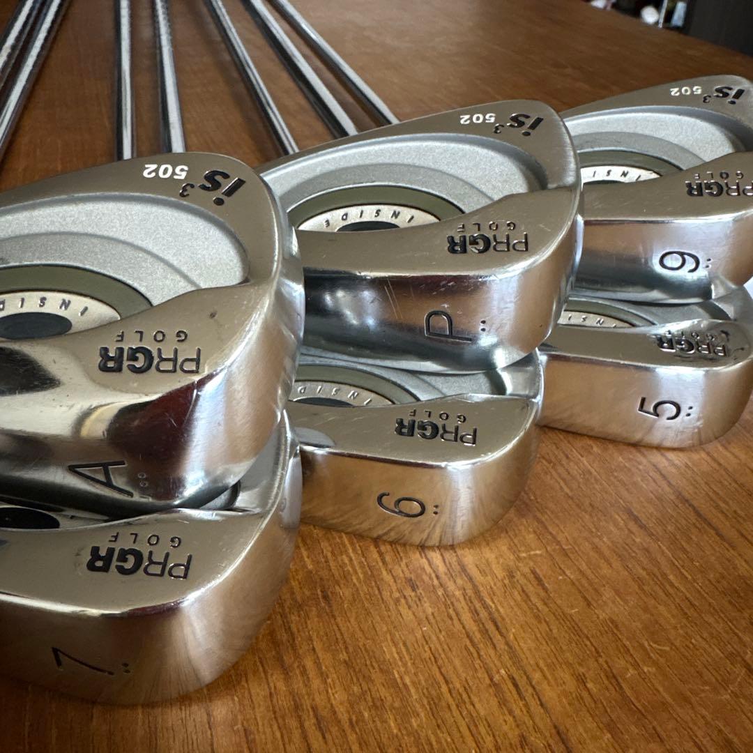 PRGR is3 502やさしいアイアン 9本セット 4-9PSA 軽量スチール