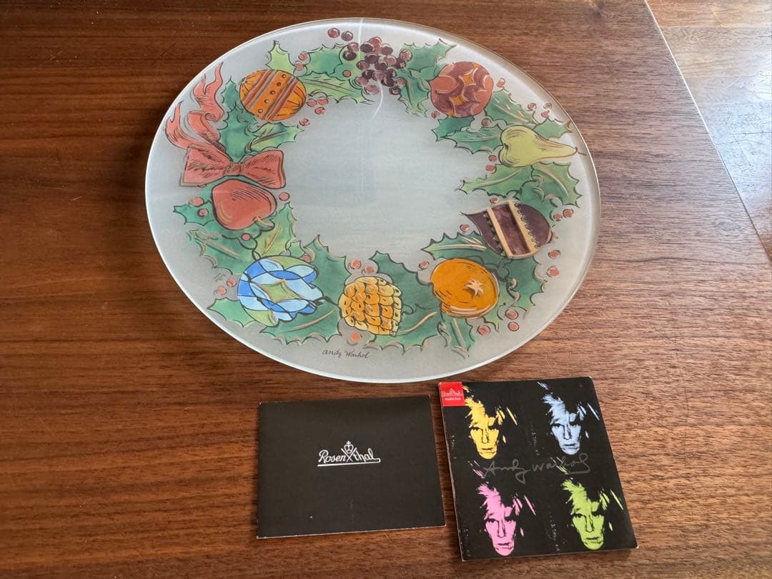 アンディ・ウォーホル クリスマスプレートローゼンタールスタジオライン320781
