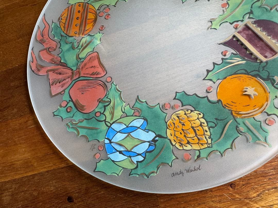 アンディ・ウォーホル クリスマスプレートローゼンタールスタジオライン320781