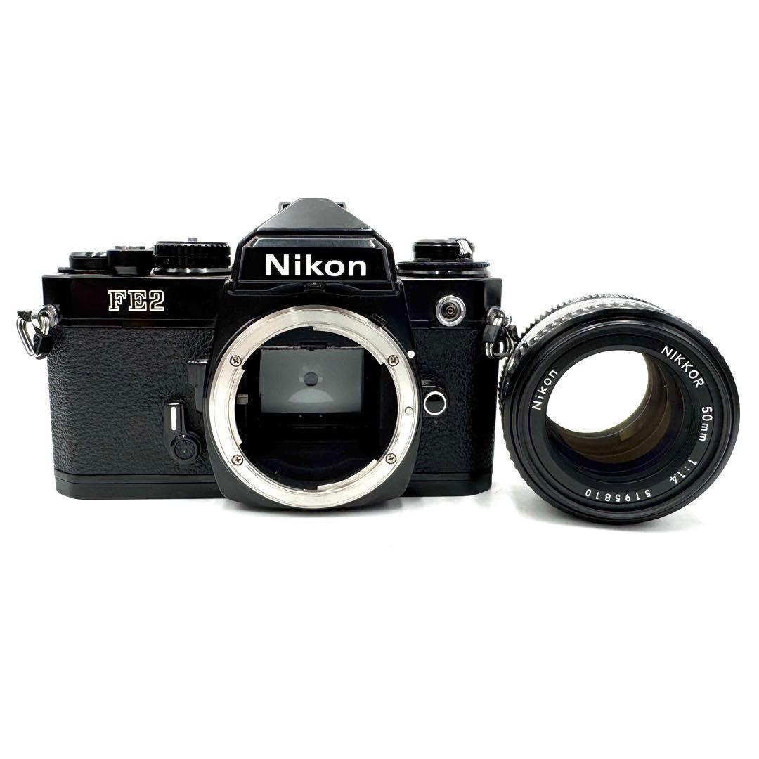 ❁動作良好❁Nikon ニコン FE2 ai-S 50mm f1.4 ブラック