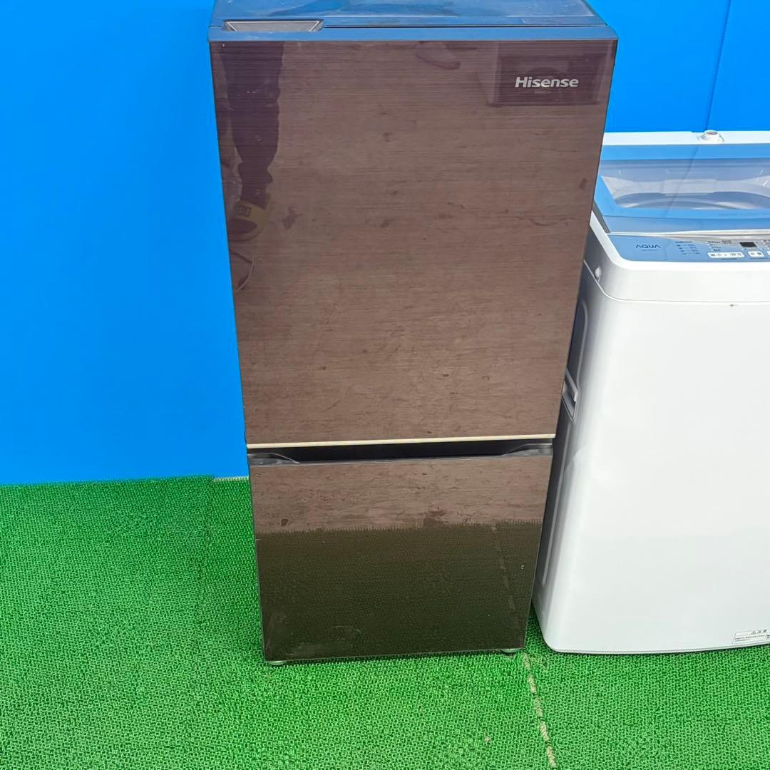 692 2022年製　極美品　鏡面デザイン　洗濯機　一人暮らし　冷蔵庫　小型