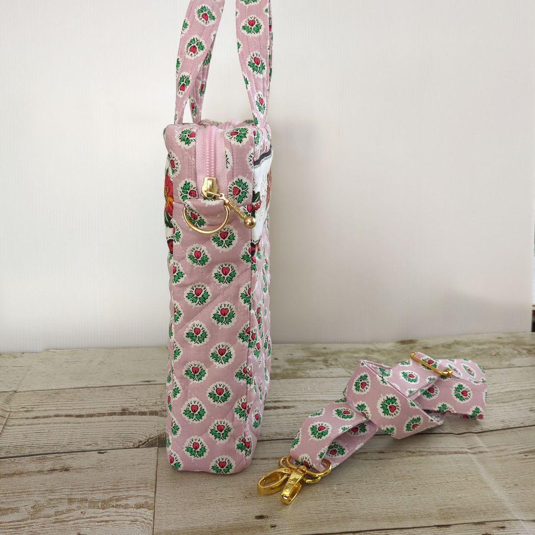 2wayスクエアバッグ　ハンドメイド