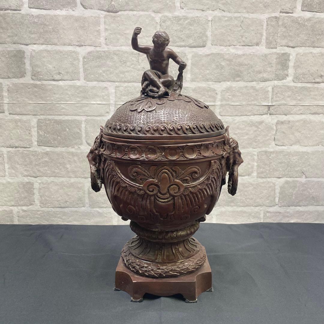 ※大幅値下げ メートランドスミス 小物入れ ブロンズ製 蓋付き