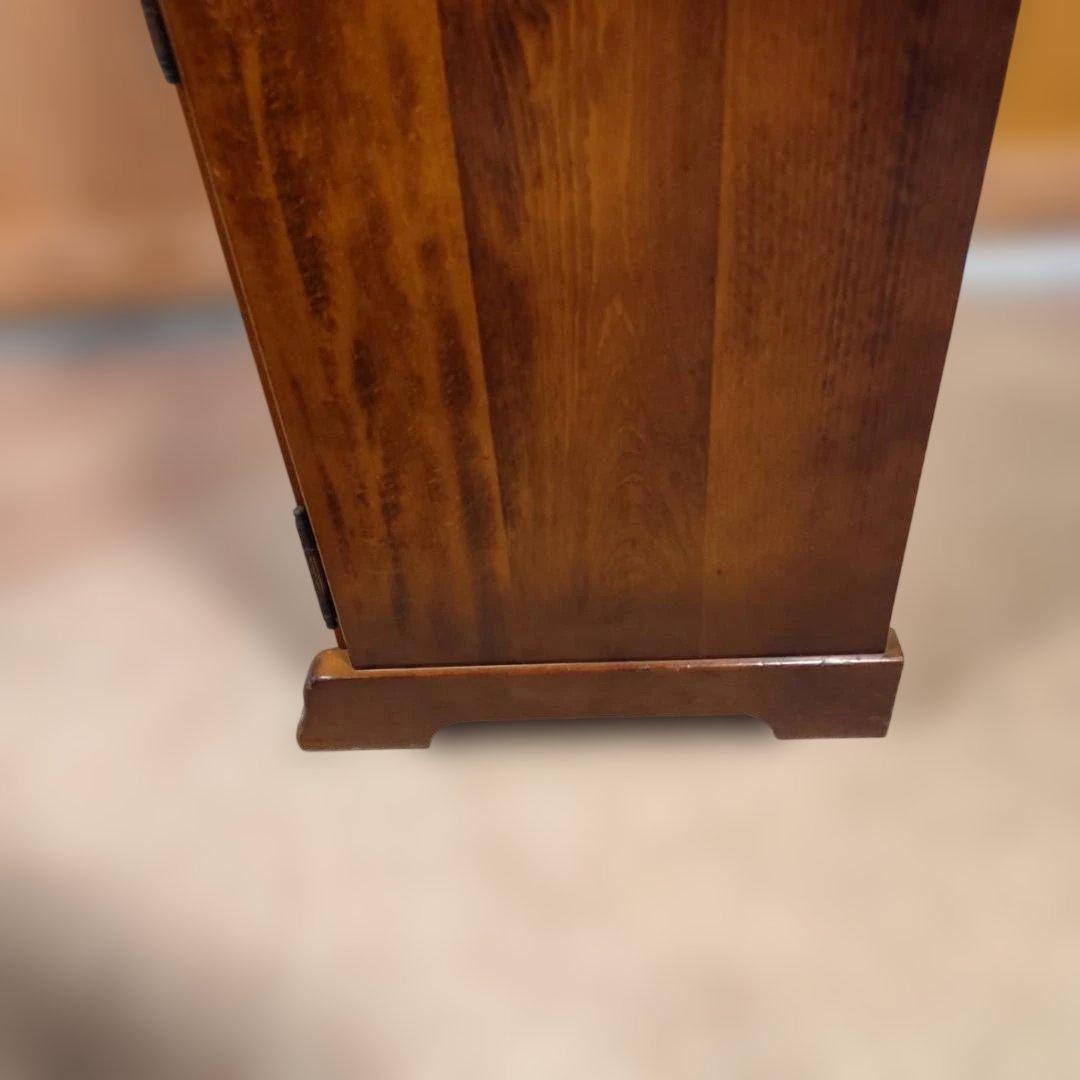 カリモク アンティーク 電話台 キャビネット 木製 花台 飾り棚 サイドボード