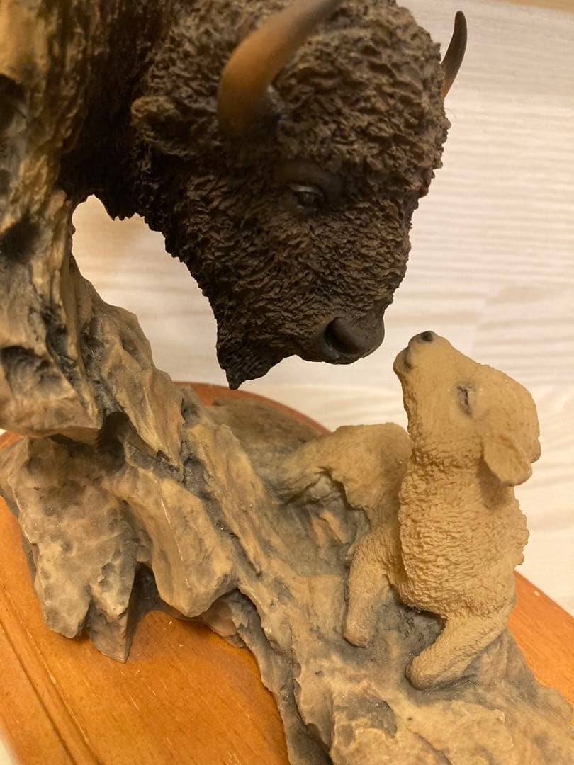 希少　Mill Creek Studio バッファロー　置物　245$