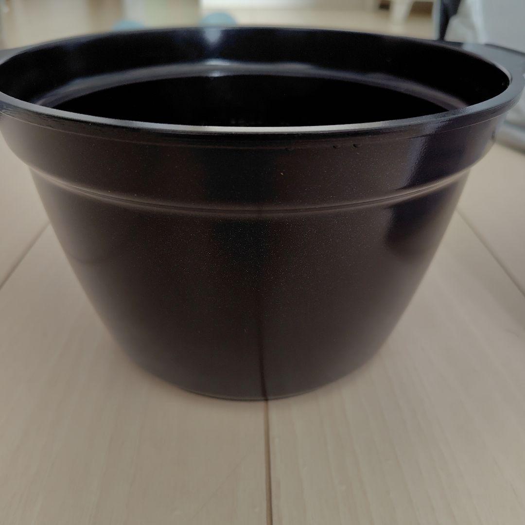 パロマ　厚釜　炊飯専用鍋　3合炊き　ブラック　PRN-31