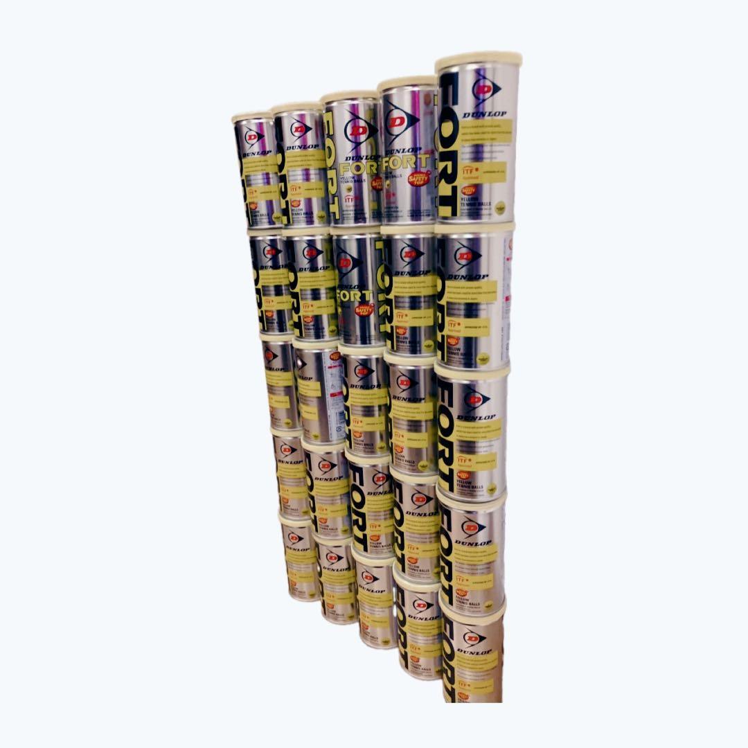 【新品】ダンロップフォート　テニスボール　硬式　未開封　25缶(50球)