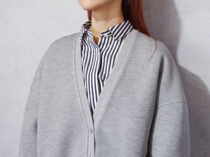 新品タグ付 パシオーネ カフネ カーディガン ミントグリーン Mサイズ Mal.