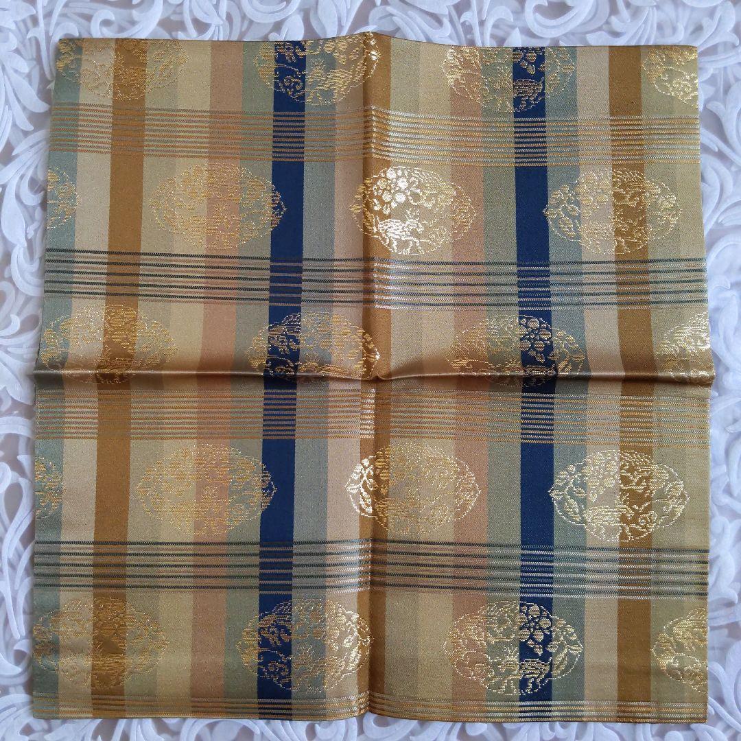 出帛紗　【梅子　】　堀之内宗完　十色間道　和久田金襴　平成27、28年