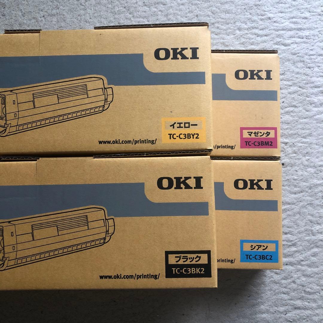 OKI 純正トナーカートリッジ （大）４色セット TC-C3B №１