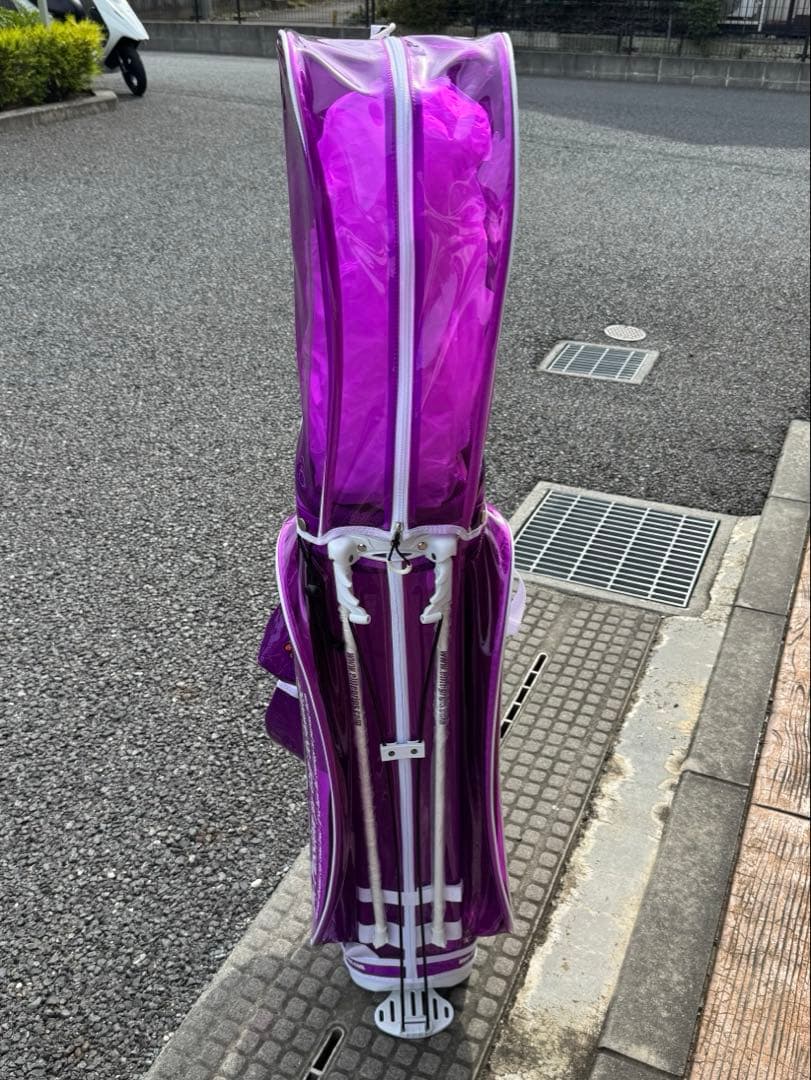 【新品】elite grips エリートグリップ キャディバッグ パープル