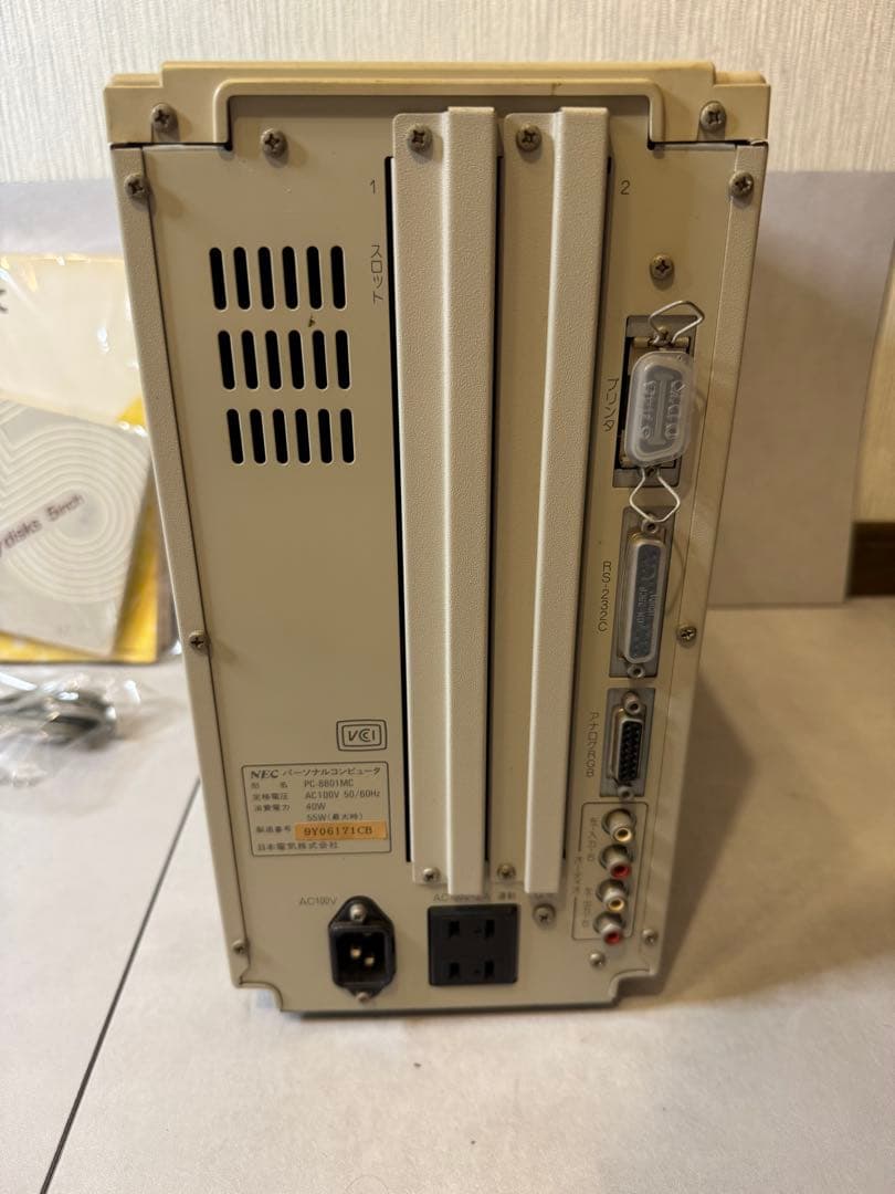 NEC PC-8801MC 本体 動作確認