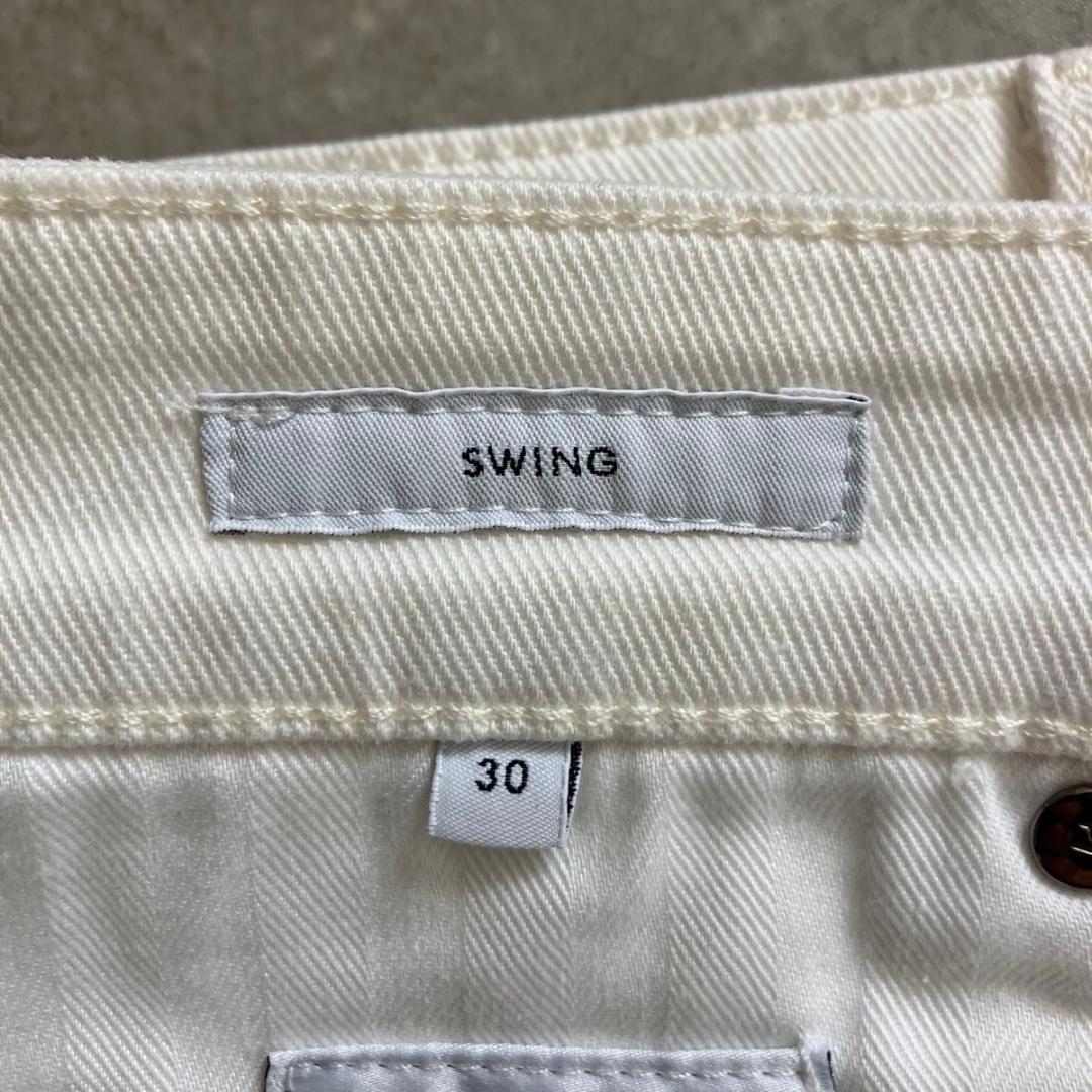 美品 PT TORINO SWING 30 ピーティートリノ ホワイト デニム