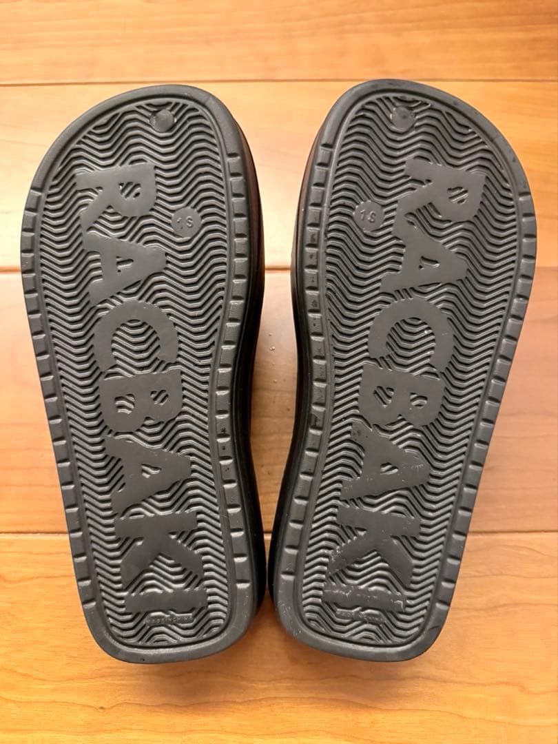 ラクバキ　Racbaki イージーサンダル　ブラック S