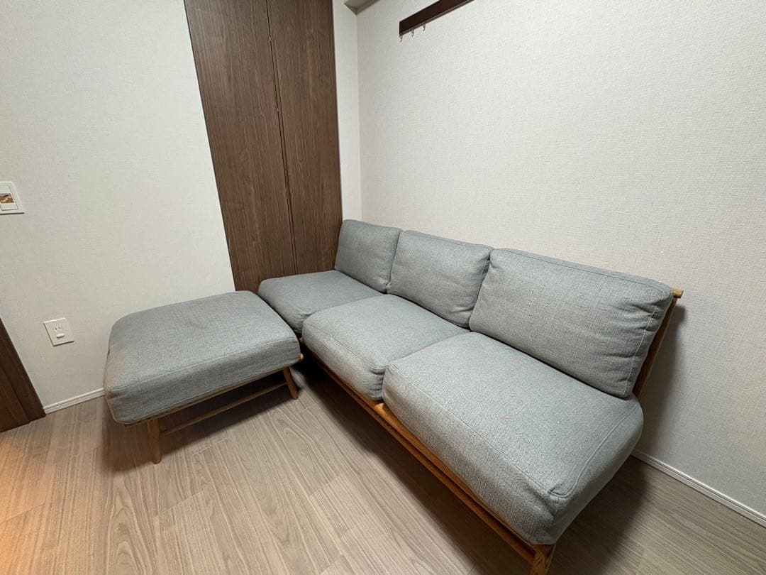 ① CLOUD SOFA 3P MOMO NATURAL 送料込