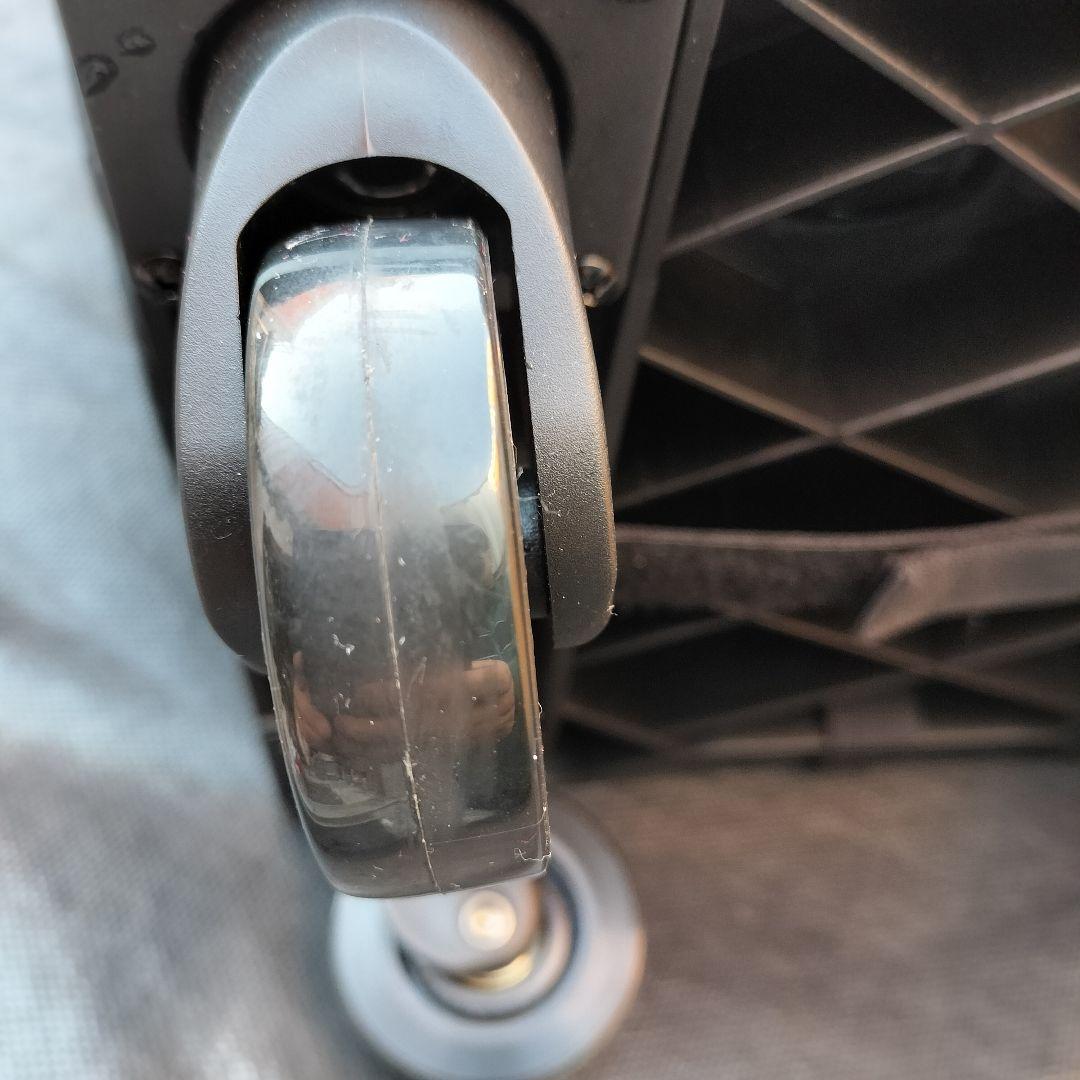 美品 SWANY スワニー クロコ型押し キャリーバッグ ケース 黒 2way