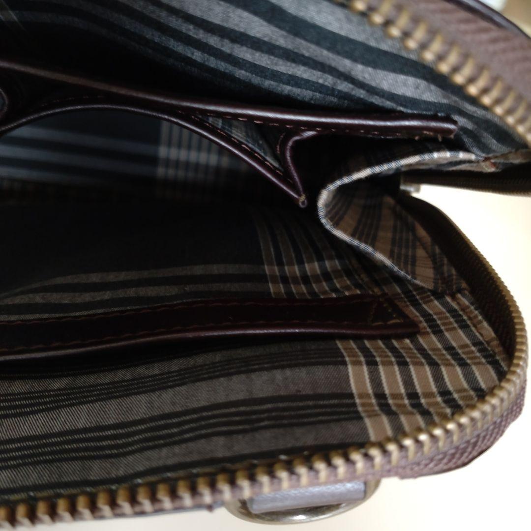 MOTHERHOUSEダークブラウン レザー ビジネスバッグ