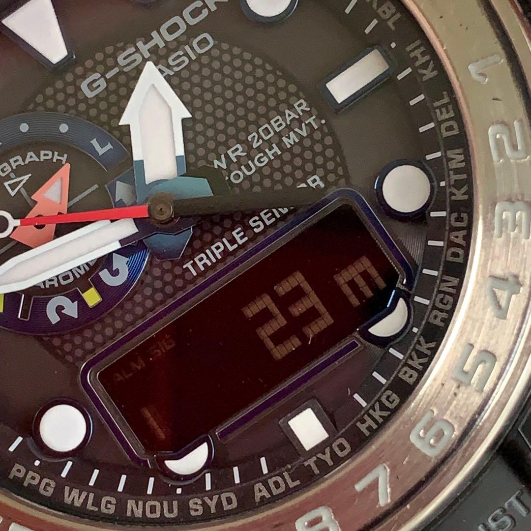 時計 CASIO G-SHOCK GWN-1000B Marine SilverSky