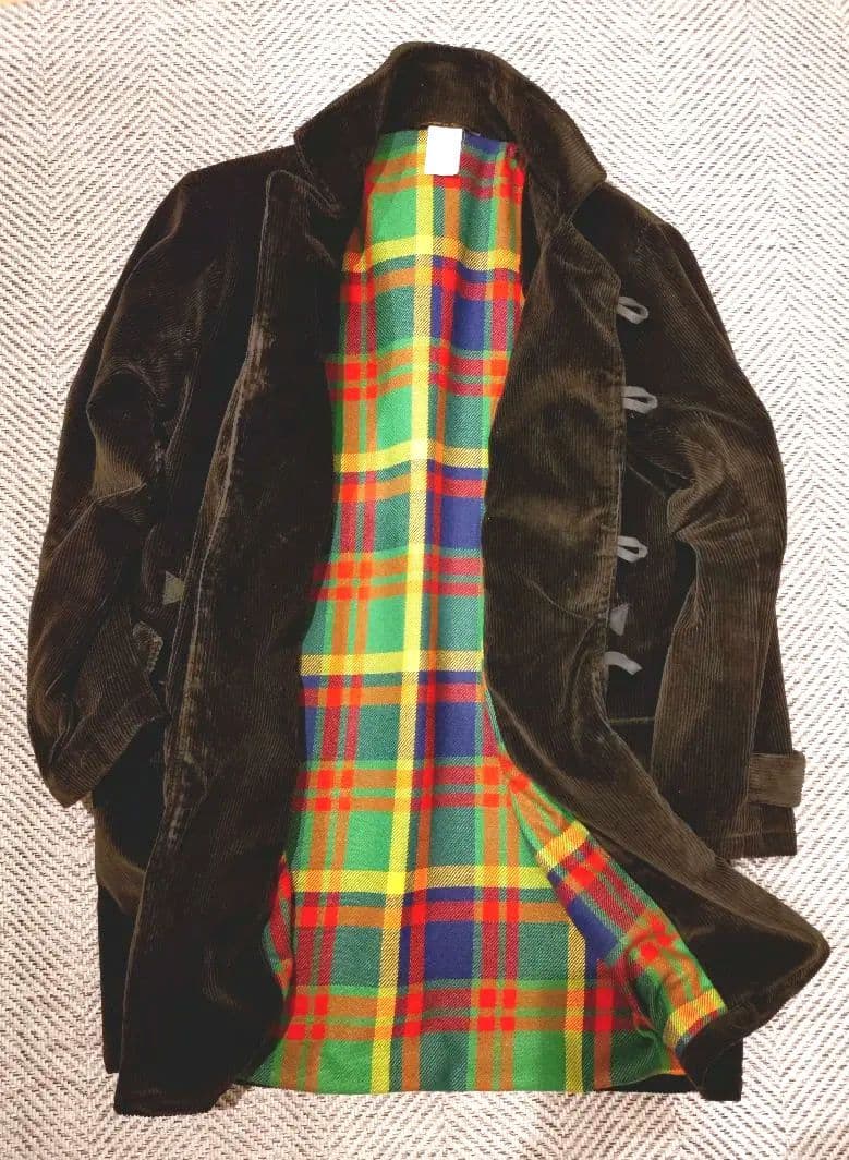 コーデュロイダッフルコート fabrique en franceフランス
