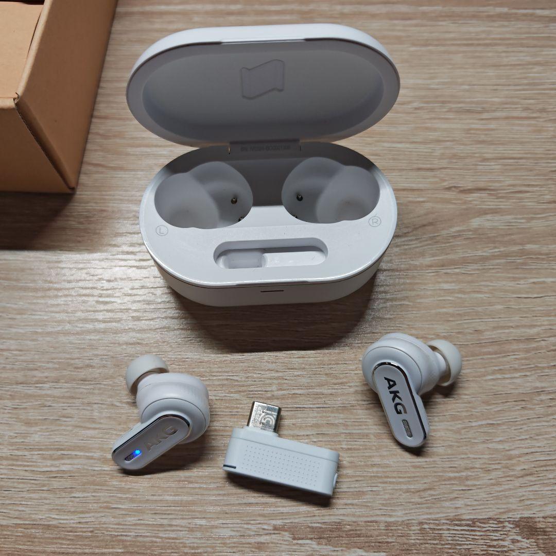 AKG N5 HYBRID ワイヤレスイヤホン ホワイト