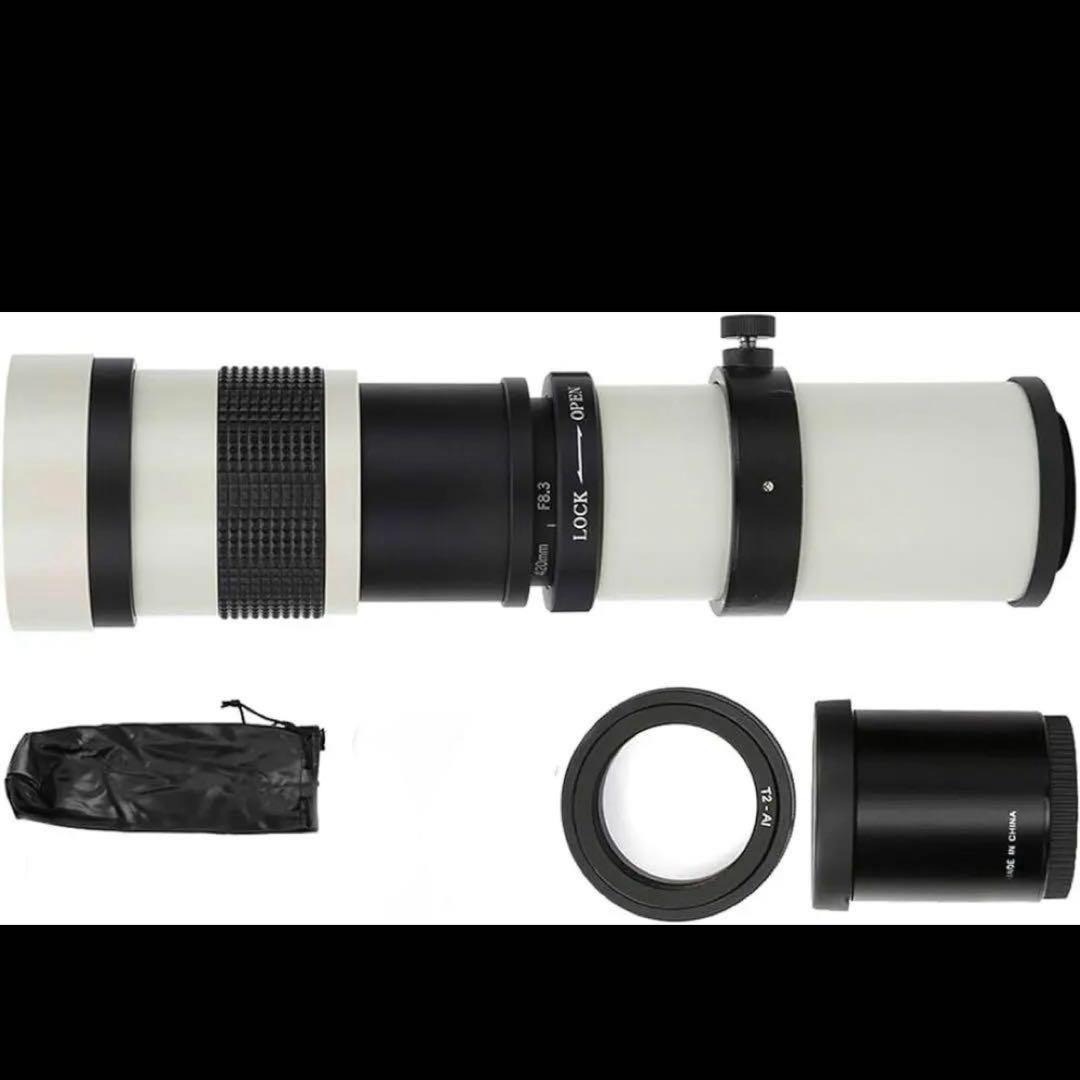 420-800mm T2-EOS マニュアルフォーカスズームレンズ 望遠レンズ