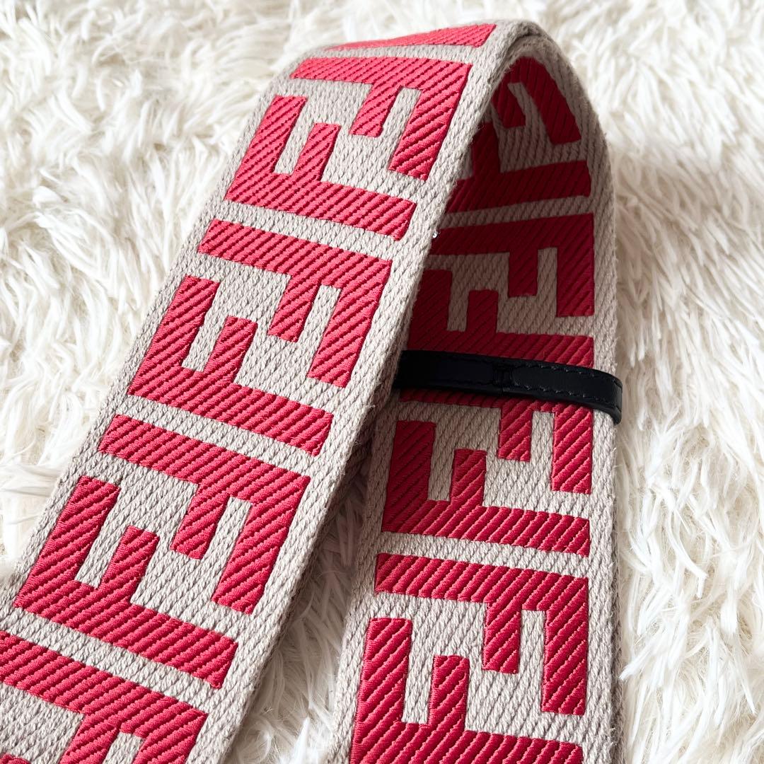 FENDI フェンディ　ショルダーストラップ ストラップ　ユー　ズッカ柄