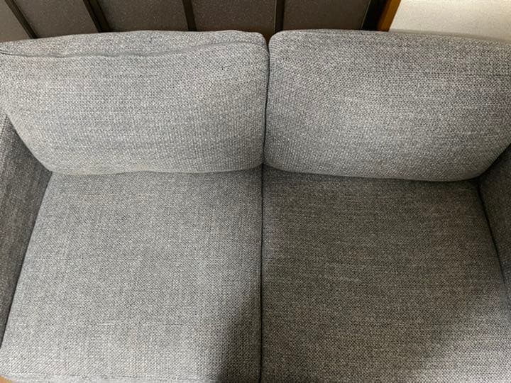 【値下げ】IKEA 2人掛けソファー カバー付き【美品】