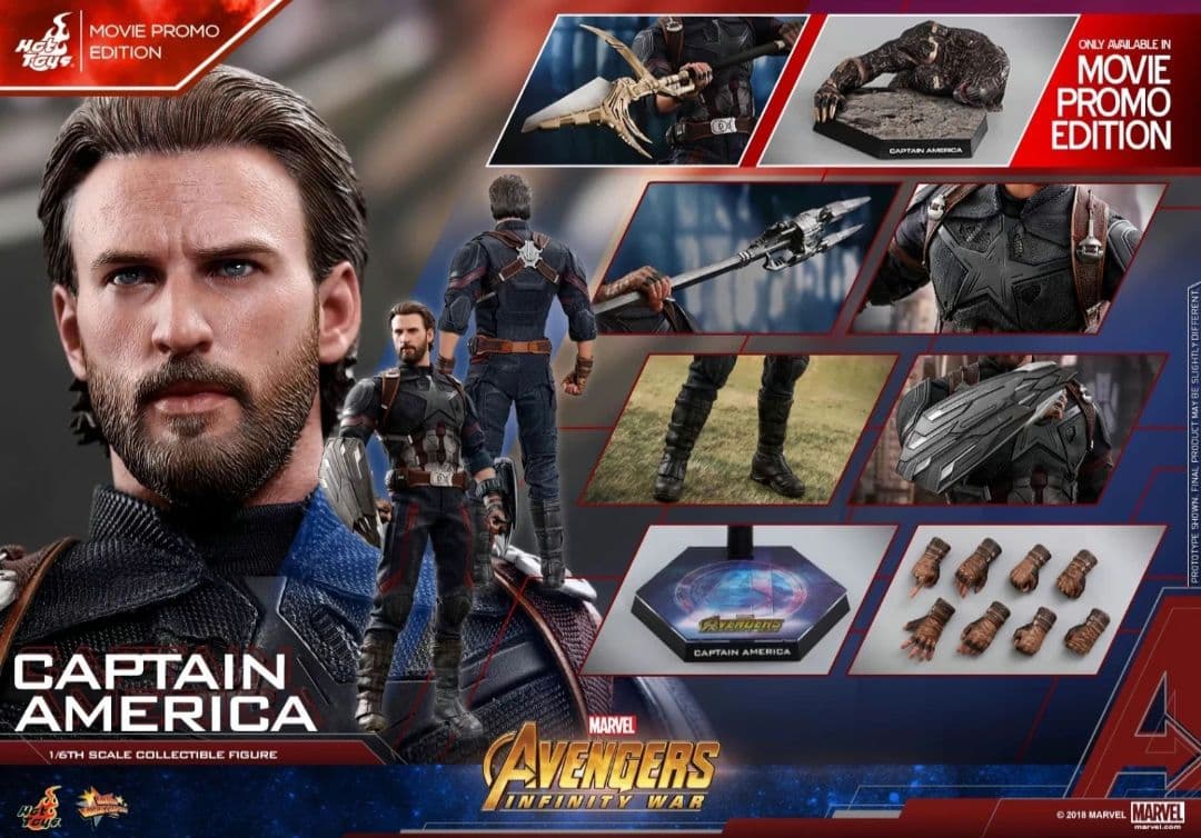 【新品未開封】ホット・トイズ キャプテン・アメリカ