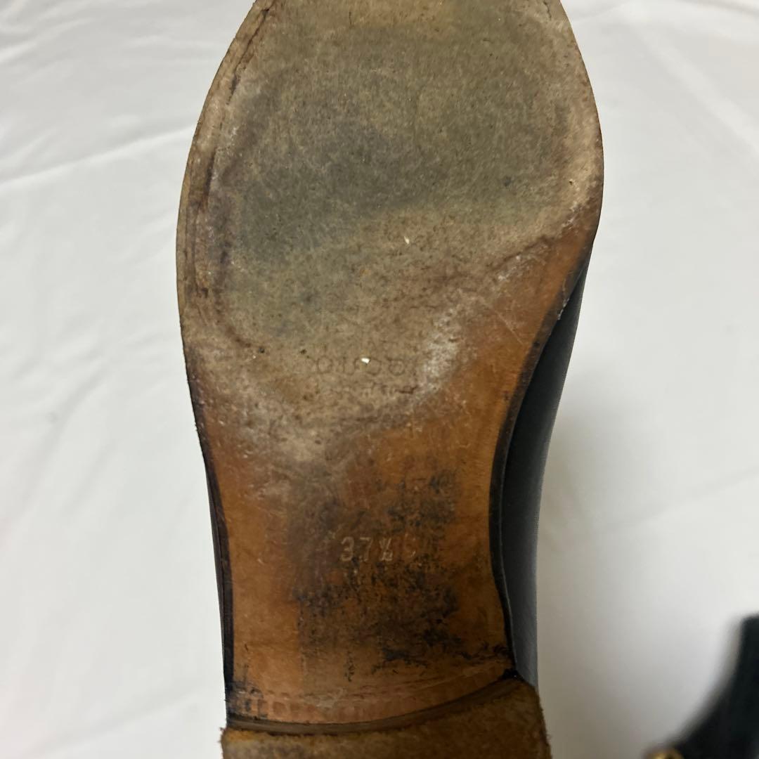 GUCCI グッチ　ホースビットローファー　本革レザー 24.5cm