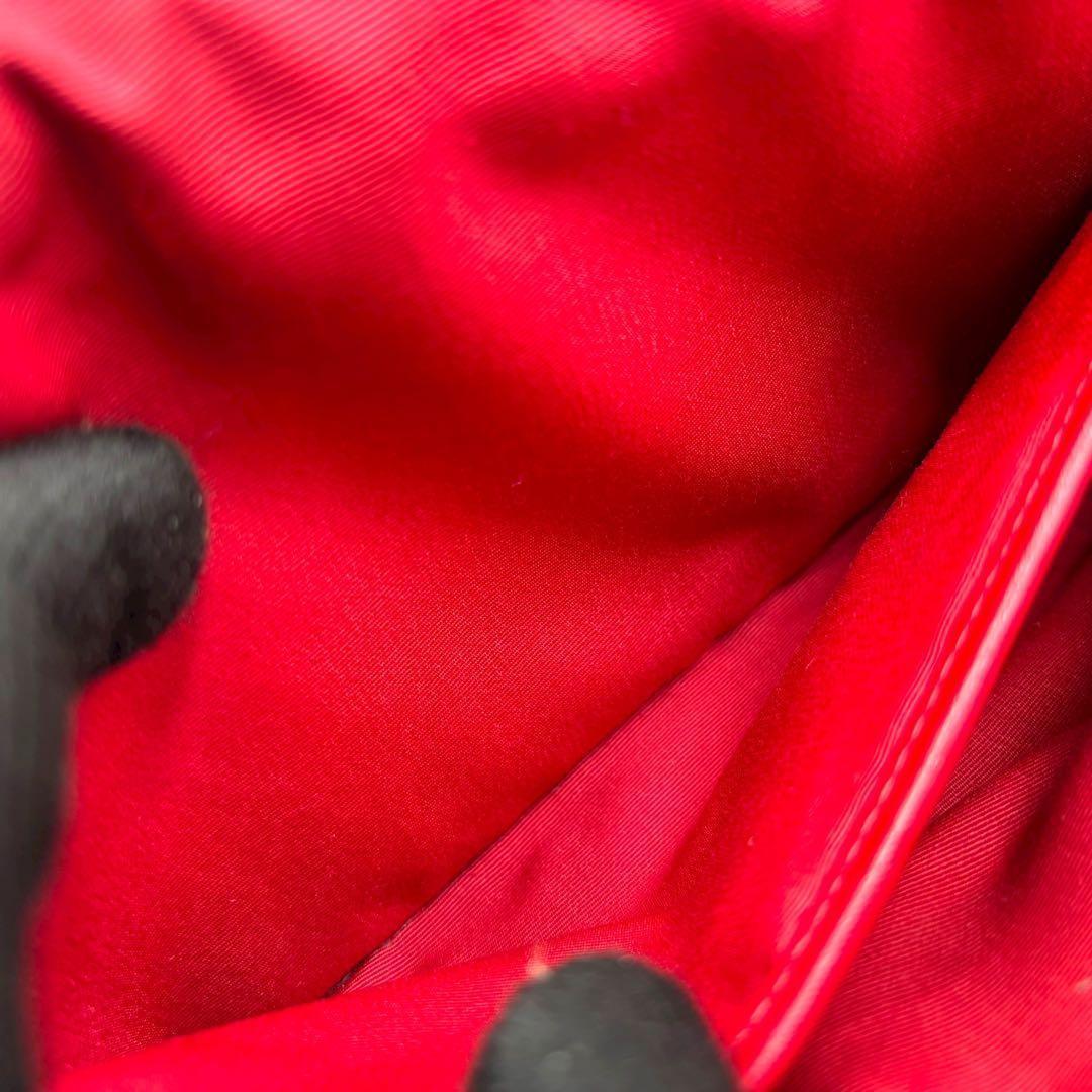 【美品】コーチ ウィズ ペニー ショルダーバッグ カメラバッグ クロスボディ 赤