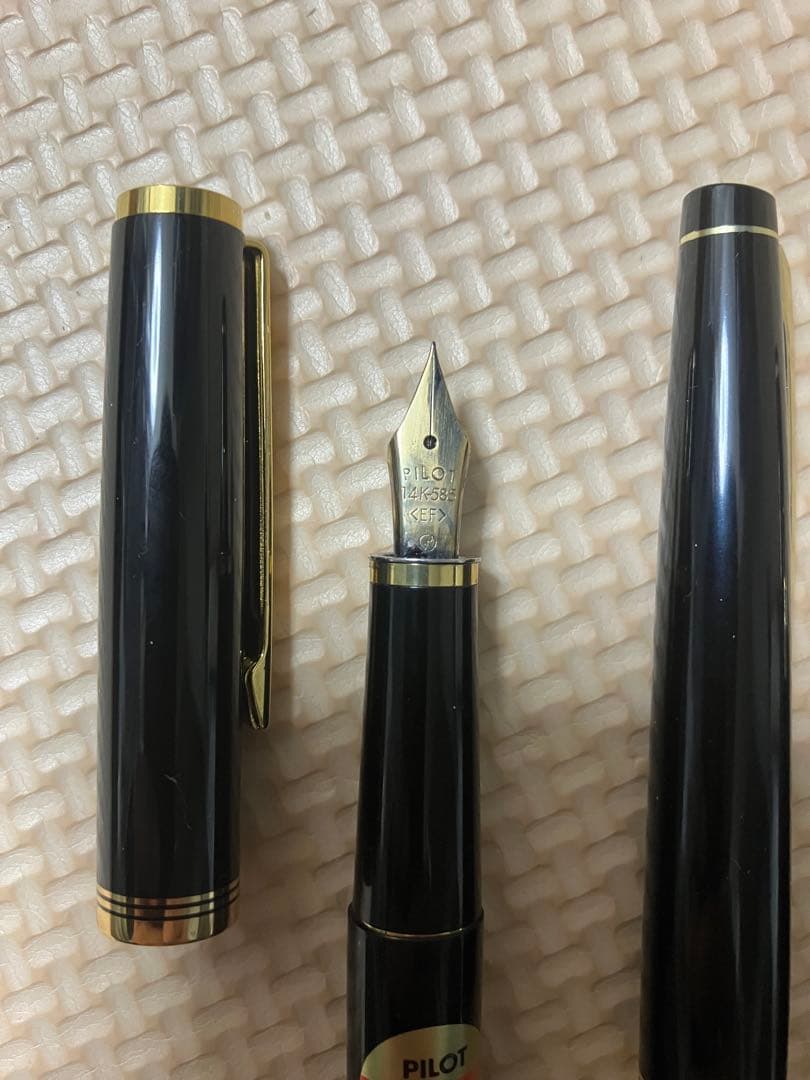 PILOT 18K 14K万年筆 3本セット➕替えインク9本付き