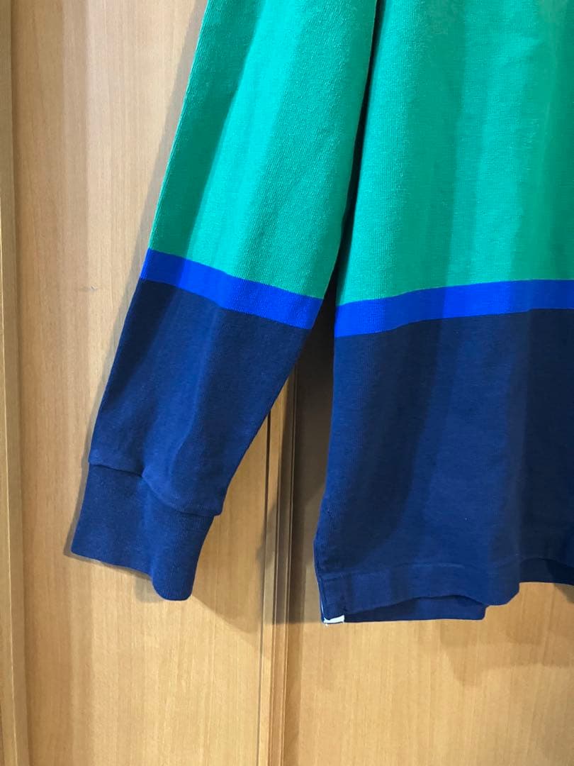 ポロ ラルフローレン 長袖 ストライプ ラガーシャツ M S