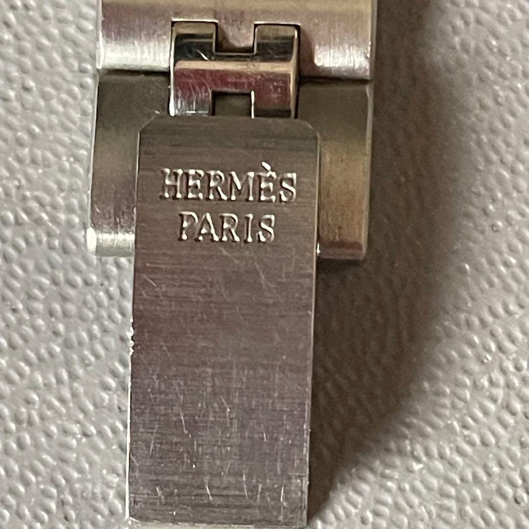 HERMES キャプテンニモ　クオーツ時計 シルバー ゴールド　レディース