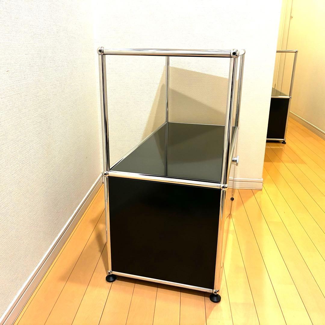 美品/USMハラー/haller/キャビネット/シェルフ/グラファイトブラック