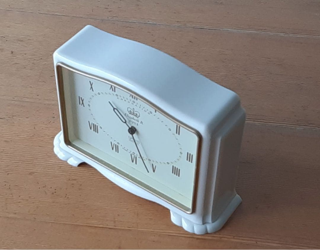 英国SMITHS（スミス社） エリザベス女王（1953年） 戴冠式記念 置時計