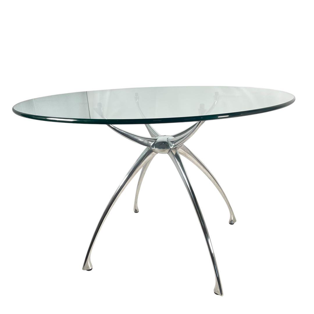 HR462 【Link】アダル ADAL リンクテーブル　ガラステーブル