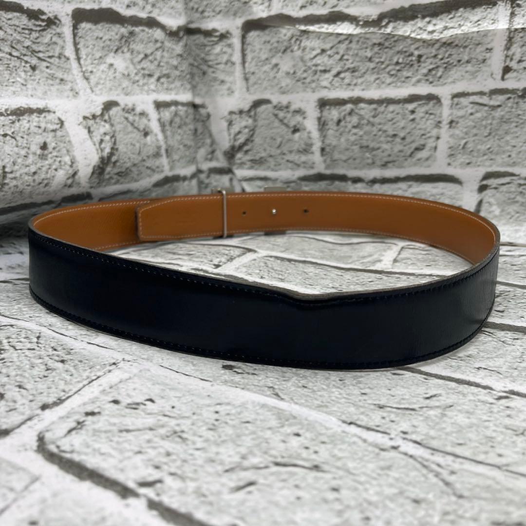 エルメス ベルト コンスタンス Hバックル リバーシブル レザー ブラック 75