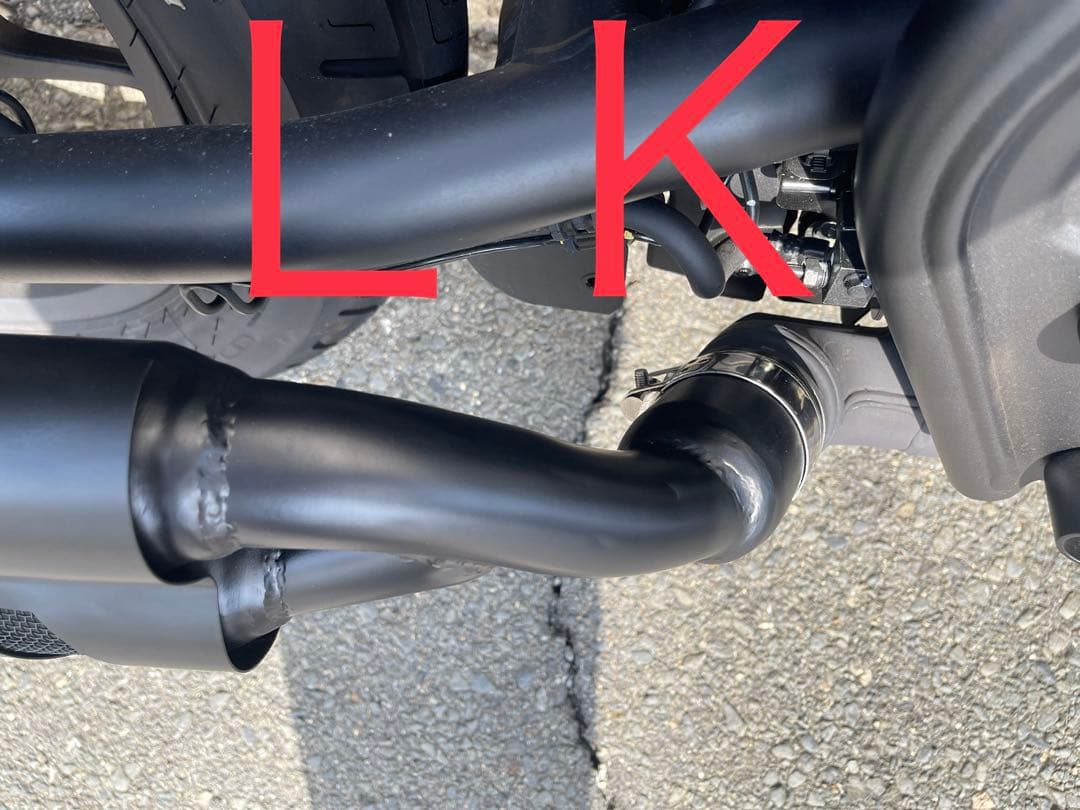 セール中　レブル250 2023年〜用マフラーgem speed製 V3