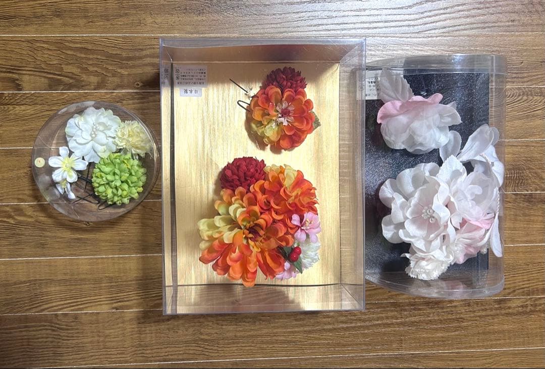 赤色　振袖フルセット　25品目