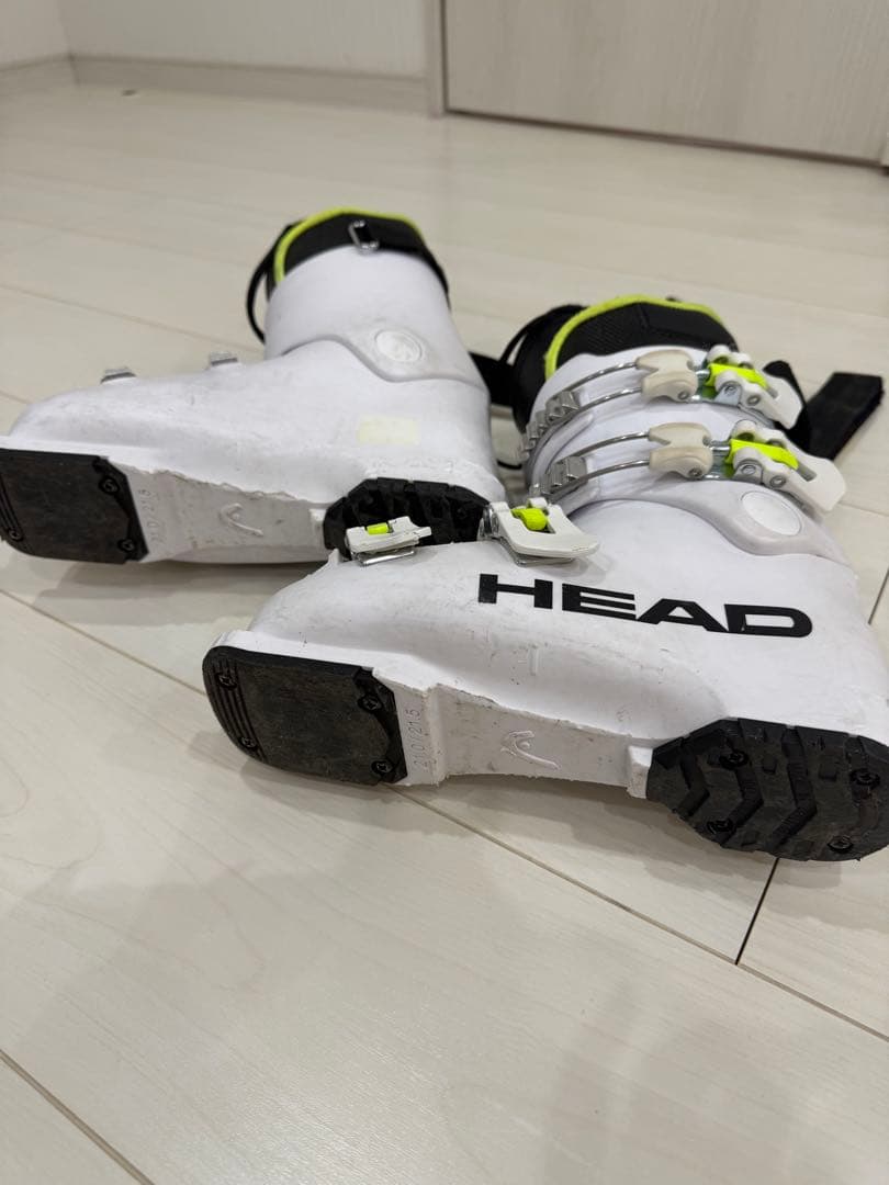 HEAD 子ども用 21/21.5cm ホワイト/イエロー