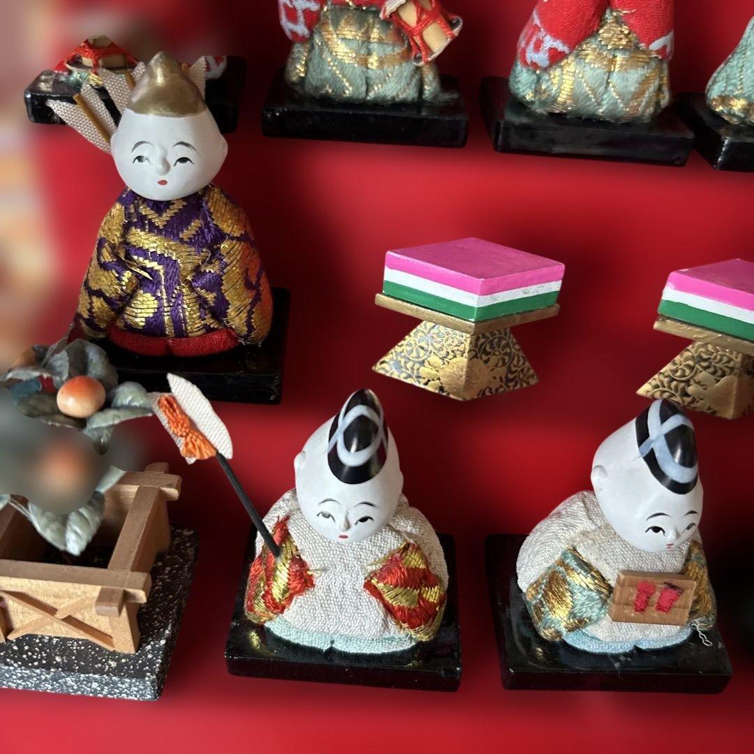 伝統的なひな祭り 雛人形セット 15体