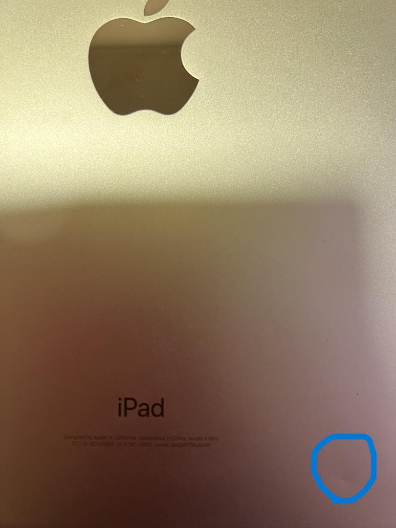 Apple iPad 第6世代　ゴールド 本体Wi-Fiモデル 32GB