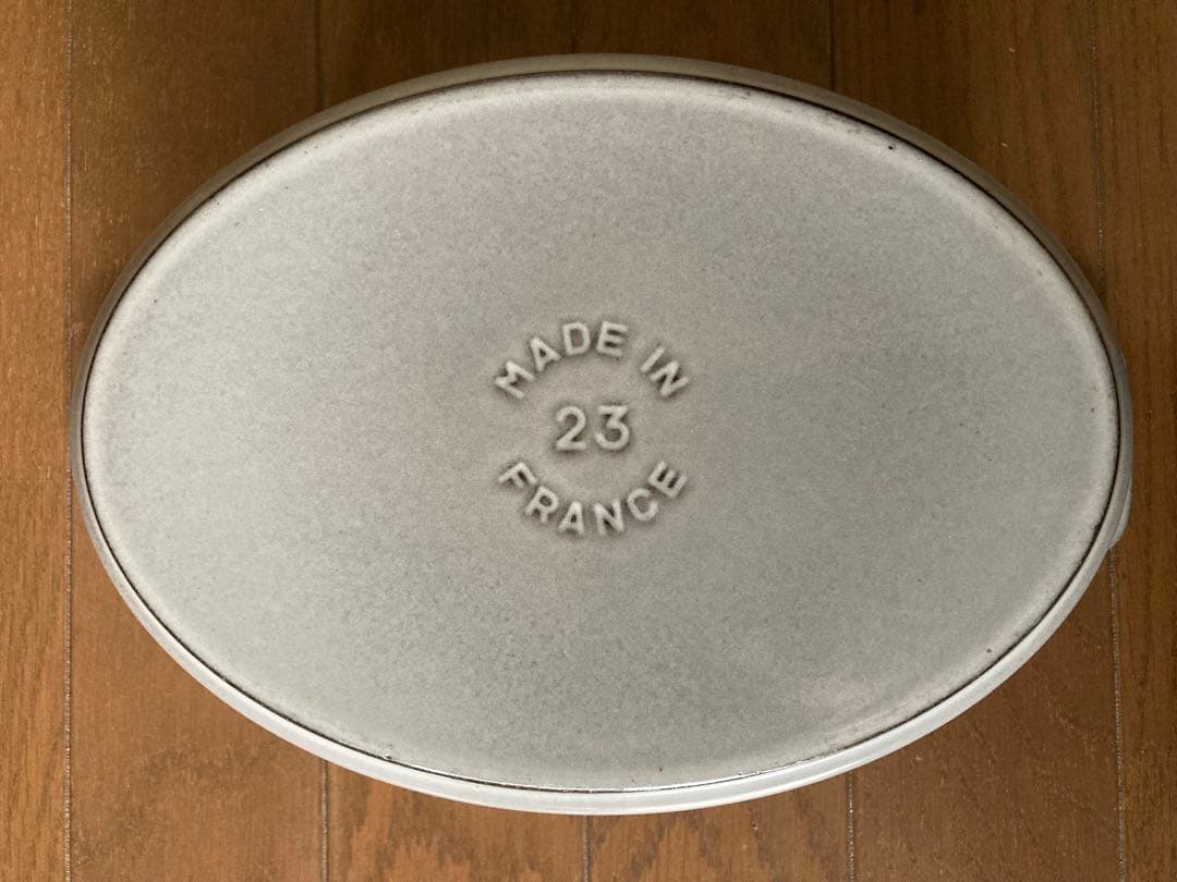 ストウブ 23cm ピコ・ココット オーバル グレー 鍋 Staub